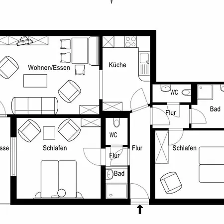 Apartament Inviting In Ganzlin *